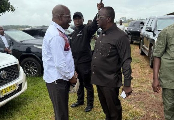 PRODUCTION RIZICOLE : LE MINISTRE D’ETAT ADJOUMANI VISITE LES INSTALLATIONS DU CENTRE DE FORMATION ANADER DE GRAND-LAHOU  