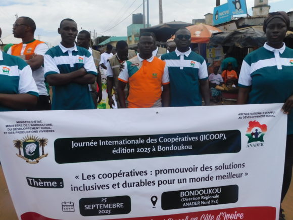 BONDOUKOU : L’APPUI DE L’ANADER À LA STRUCTURATION DES COOPÉRATIVES SALUÉ À LA JICOOP 2025