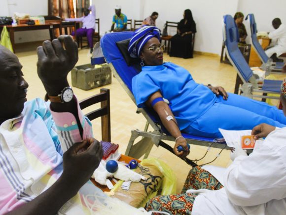 BOUAKE : LES AGENTS DE LA DR CENTRE ANADER DONNENT LEUR SANG POUR SAUVER DES VIES