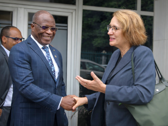 LA NOUVELLE DIRECTRICE DE LA GIZ EN VISITE DE COURTOISIE A L’ANADER