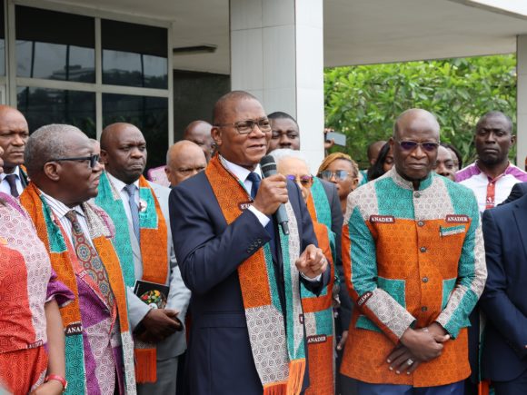 LE MINISTRE BRUNO KONE ENTEND S’APPUYER SUR L’ANADER POUR RELEVER LES DEFIS DE LA SECURITE ET DE LA SOUVERAINETE ALIMENTAIRE