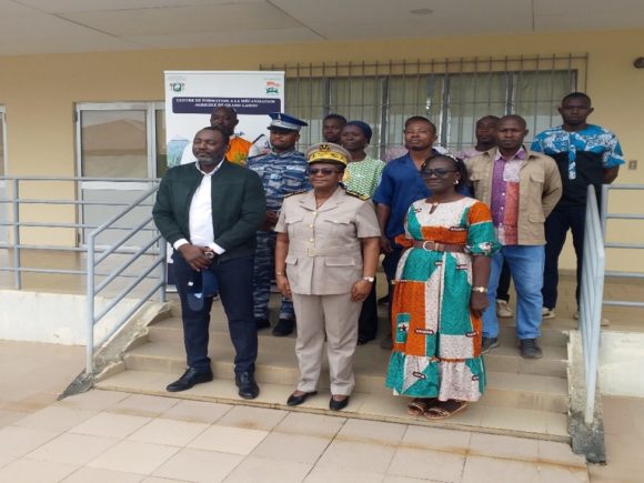 GRAND-LAHOU : LE PREFET VISITE LE CENTRE DE FORMATION A LA MECANISATION AGRICOLE DE L’ANADER